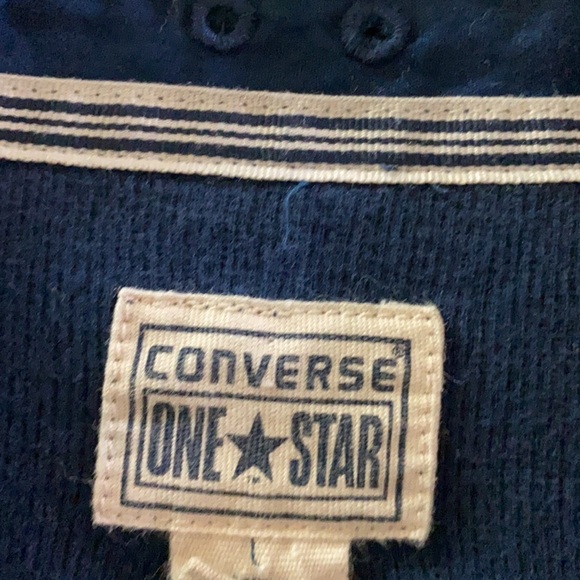 Converse Woman’s Blue Blouse Size L - Picture 3 of 9